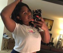 Load image into Gallery viewer, White crop tee